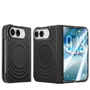 �y��ʃt�B�����t���ziPhone Fold �P�[�X MagSafe�Ή� �����K���X�t�� iPhone Fold �J�o�[ �}�O�l�b�g iPhone Ultra �P�[�X ���C�����X�[�d�Ή� �ԍڃz���_�[�z�� ������ �G�R�f�� ��ʕی� �M�t�g �v��