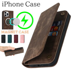 iPhone 17 ケース 手帳型 大容量 iPhone16 手帳型ケース Magsafe iPhone15 カバー ワイヤレス充電 iPhone 14 pro ケース iphone 15 ケース 通気 iphone 13 Pro ケース スタンド iphone 18 カバー カード収納 マグセーフ 財布型 無接触充電