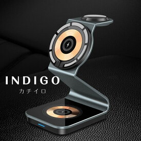 【品質保証あり】ワイヤレス充電器 マグネット 3in1 同時充電 給電式 充電器 15W 急速充電 アルミニウム パワーハブ 急速充電器 スタンド 滑り止め クッションシート テクノロジー スマホ 充電器 送料無料
