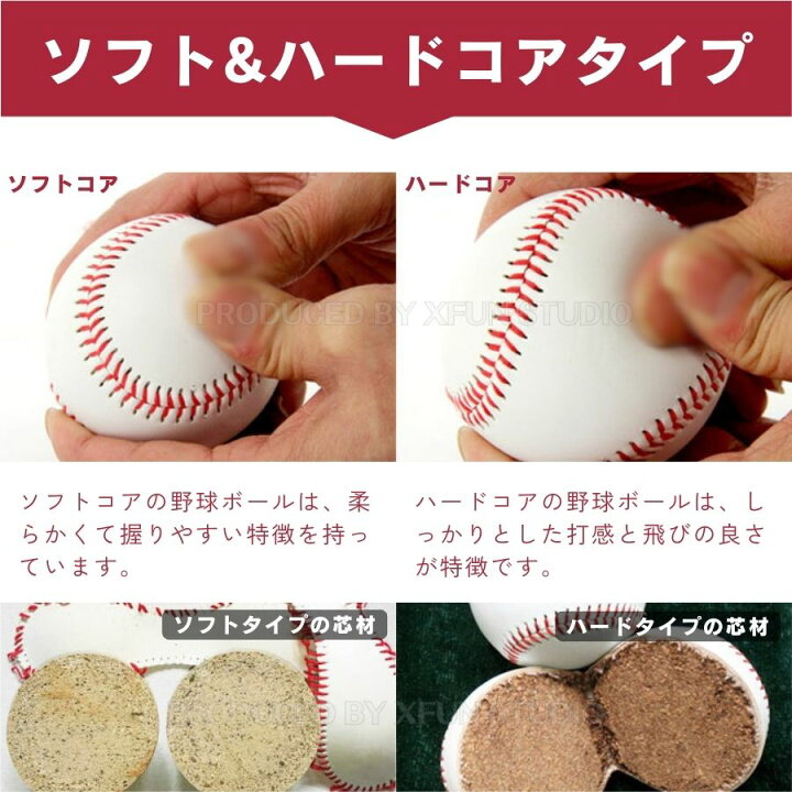 楽天市場】【数量限定特典あり】野球ボール 12個入り 4種類 組合せ可能 