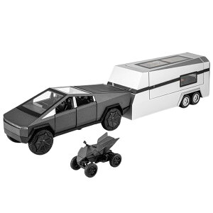 �y���[�J�[���K�i�z1:32 ���f���J�[ Tesla Cybertruck ���C�g���� �������� �h�A�J�� �S�����^�C���[ �v���[���g �����Y �j�� �� �o�C�N �������� ��l �q�� �e�X�� �T�C�o�[�g���b�N �N���X�}�X�v