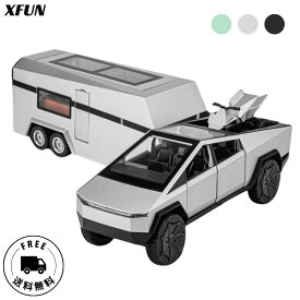 【メーカー正規品】1:32 モデルカー Tesla Cybertruck ライト搭載 音声搭載 ドア開閉 ゴム製タイヤー プレゼント メンズ 男性 車 バイク おもちゃ 大人 子供 テスラ サイバートラック クリスマスプレゼント 誕生日プレゼント 全国送料無料【沖縄・離島除く】
