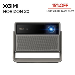 XGIMI HORIZON 20 Standard Kit �v���W�F�N�^�[ 4K 3�F ���[�U�[�y3200ISO���[���� /Google TV���� / Netfix�����A�v���Ή� /�����Y�V�t�g/���w�Y�[�� /IMAX Enhanced /24W �X�s�[�J�[ /1�~���b���͒x�� /2�N�ۏؕt�� 