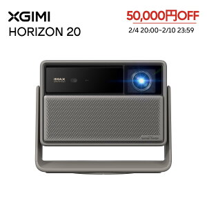 XGIMI HORIZON 20 Standard Kit �v���W�F�N�^�[ 4K 3�F ���[�U�[�y3200ISO���[����/Google TV����/Netfix�����A�v���Ή� /�����Y�V�t�g/���w�Y�[�� /IMAX Enhanced /24W�X�s�[�J�[ /1�~���b���͒x�� /2�N�ۏؕt�� /�z