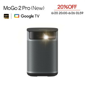 �y6/20 20:00~ �N�[�|����20��OFF�zXGIMI MoGo 2 Pro (New) �|�[�^�u���v���W�F�N�^�[ Google TV���� ���^ �ƒ�p 430ISO���[���� �t��HD �n���E�b�h� 1080P 120�C���` 8W×2�X�s�[�J�[ Dolby Audio �I�[�g�t�H�[