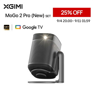 �y25%OFF�N�[�|���z�z���I�zXGIMI MoGo 2 Pro (New) Set �v���W�F�N�^�[ ���^ �ƒ�p �V�䓊�e Google TV 430ISO���[���� 1080P 4K�Ή� �I�[�g�t�H�[�J�X ������`�␳ �z�[���V�A�^�[ �L�����v �����^�� �f
