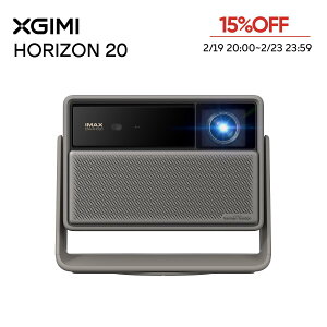 XGIMI HORIZON 20 Standard Kit �v���W�F�N�^�[ 4K 3�F ���[�U�[�y3200ISO���[����/Google TV����/Netfix�����A�v���Ή� /�����Y�V�t�g/���w�Y�[�� /IMAX Enhanced /24W�X�s�[�J�[ /1�~���b���͒x�� /2�N�ۏؕt�� /�z