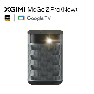 XGIMI MoGo 2 Pro (New) �|�[�^�u���v���W�F�N�^�[ Google TV���� ���^ �ƒ�p 430ISO���[���� �t��HD �n���E�b�h� 1080P 120�C���` 8W×2�X�s�[�J�[ Dolby Audio �I�[�g�t�H�[�J�X ������`�␳ �L�����v �A