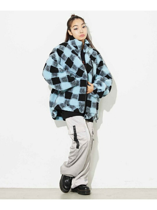 楽天市場】【SALE／50%OFF】BUFFALO PLAID BOA BLOUSON ブルゾン X 