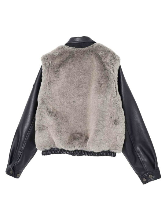 楽天市場】【SALE／30%OFF】FAUX FUR CONVERTIBLE JACKET ジャケット X 