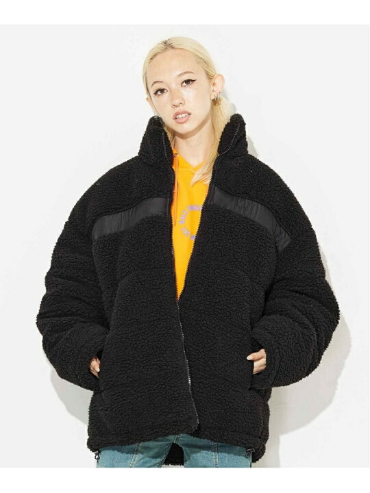 楽天市場】【SALE／50%OFF】BOA PUFFER JACKET ボアジャケット X-girl 