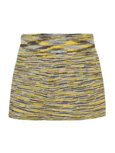 �ySALE�^70%OFF�zMELANGE KNIT MINI SKIRT X-girl �G�b�N�X�K�[�� �X�J�[�g ���̑��̃X�J�[�g �O���[�� �C�G���[ �u���b�N�yRBA_E�z[Rakuten Fashion]