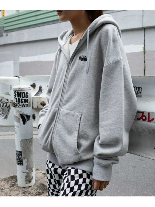 楽天市場】【SALE／30%OFF】CURVED LOGO ZIP UP SWEAT HOODIE パーカー 