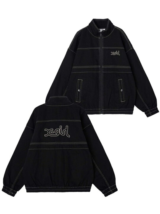 楽天市場】STITCHED WORK JACKET X-girl エックスガール ジャケット 