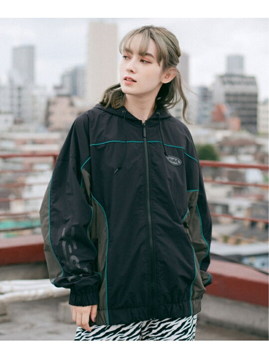 楽天市場】BICOLOR NYLON JACKET ジャケット X-girl X-girl エックス  