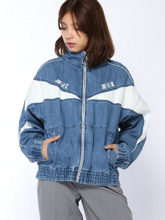 楽天市場】【SALE／40%OFF】DENIM WINDBREAKER JACKET X-girl エックス 