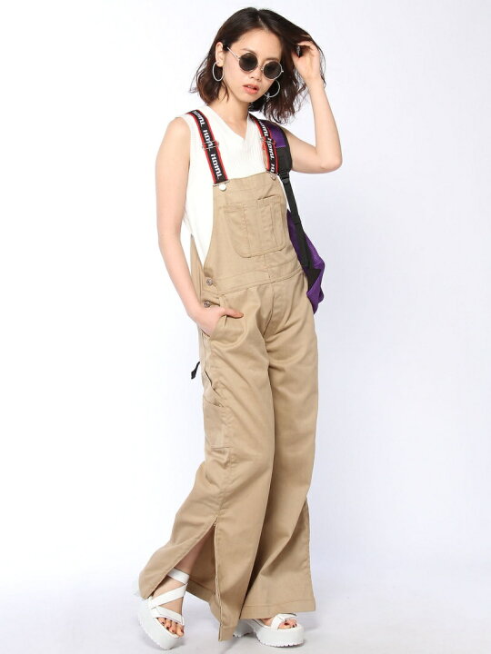 楽天市場】【SALE／45%OFF】LOGO BELT WORK OVERALL X-girl エックス 