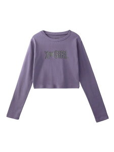 �ySALE�^30%OFF�zRHINE STUD LOGO L/S BABY TEE X-girl �G�b�N�X�K�[�� �g�b�v�X �J�b�g�\�[�ET�V���c �u���b�N �z���C�g �p�[�v���yRBA_E�z�y���������z[Rakuten Fashion]