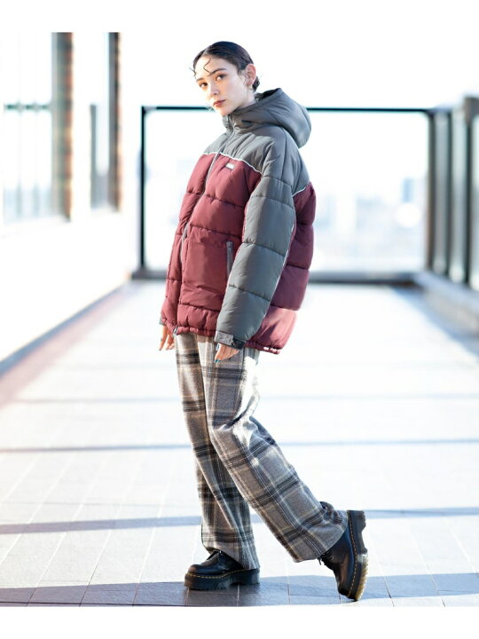楽天市場】【SALE／10%OFF】BICOLOR PUFFER JACKET 中綿ジャケット X 