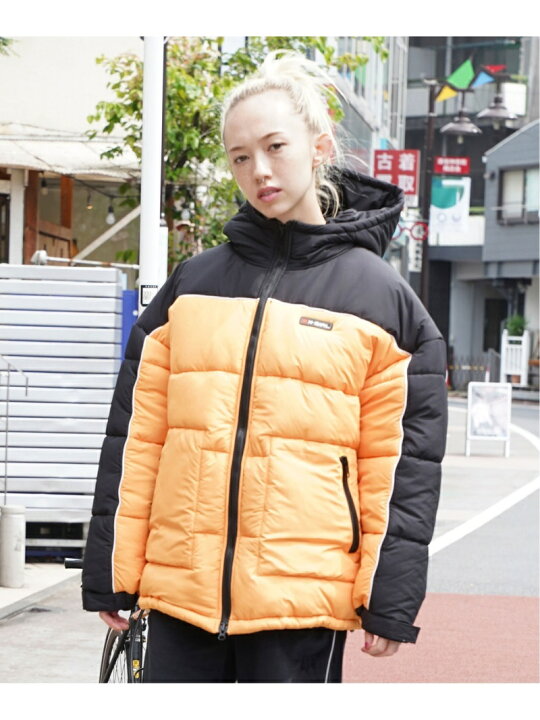 楽天市場】【SALE／10%OFF】BICOLOR PUFFER JACKET 中綿ジャケット X 