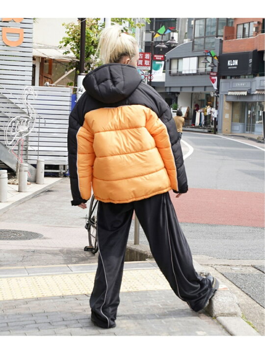 楽天市場】【SALE／10%OFF】BICOLOR PUFFER JACKET 中綿ジャケット X 