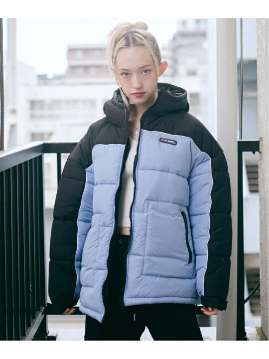 楽天市場】【SALE／10%OFF】BICOLOR PUFFER JACKET 中綿ジャケット X 
