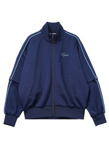 �ySALE�^30%OFF�zPENCIL SCRIPT LOGO 2WAY TRACK JACKET X-girl �G�b�N�X�K�[�� �g�b�v�X �X�E�F�b�g�E�g���[�i�[ �u���b�N �l�C�r�[ �u���E���yRBA_E�z�y���������z[Rakuten Fashion]