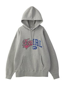 MIX COLLEGE LOGO SWEAT HOODIE X-girl X-girl エックスガール トップス パーカー・フーディー ブラック ネイビー グレー【送料無料】[Rakuten Fashion]
