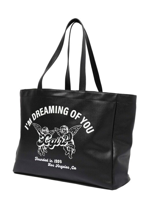 楽天市場】【SALE／30%OFF】FAUX LEATHER BIG TOTE BAG X-girl 