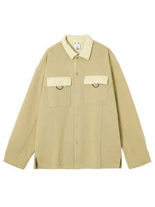 �ySALE�^70%OFF�zEASY WORK SHIRT X-girl �G�b�N�X�K�[�� �g�b�v�X �V���c�E�u���E�X �x�[�W�� �O���[ �z���C�g�yRBA_E�z[Rakuten Fashion]