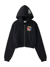 X-girl/(U)TATTOO CMPCT ZIP HD X-girl エックスガール トップス パーカー・フーディー ブラック ピンク カーキグリーン【送料無料】[Rakuten Fashion]