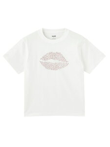 �ySALE�^30%OFF�zRHINESTONE LIP S/S TEE X-girl �G�b�N�X�K�[�� �g�b�v�X �J�b�g�\�[�ET�V���c �u���b�N �z���C�g�yRBA_E�z�y���������z[Rakuten Fashion]