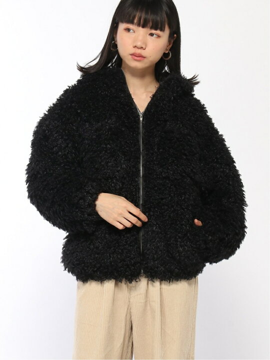 楽天市場】【SALE／70%OFF】CURLY FUR COAT ファーコート X-girl X 