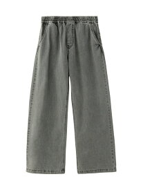 FACE LABEL EASY PANTS X-girl X-girl エックスガール パンツ その他のパンツ ブルー ブラック【送料無料】[Rakuten Fashion]