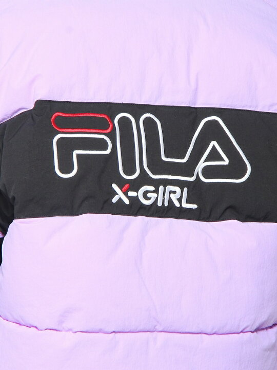 楽天市場】FILA BICOLOR PUFF JK FILA エックスガール ジャケット 