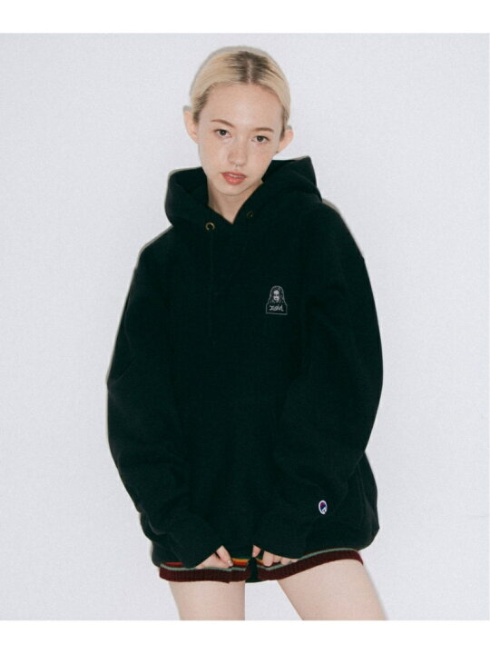 X-girl HOODEDDENIMJACKET/フードデニムジャケット BLACK 
