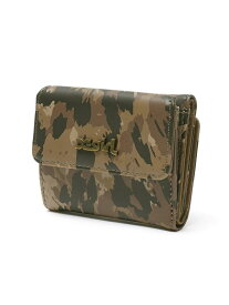 MILLS LOGO FAUX LEATHER MINI WALLET X-girl エックスガール 財布・ポーチ・ケース 財布 ベージュ ブラック パープル【送料無料】[Rakuten Fashion]