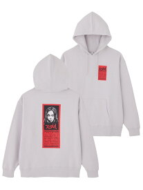 WORDS FACE SWEAT HOODIE X-girl エックスガール トップス パーカー・フーディー ブラウン グレー【送料無料】[Rakuten Fashion]