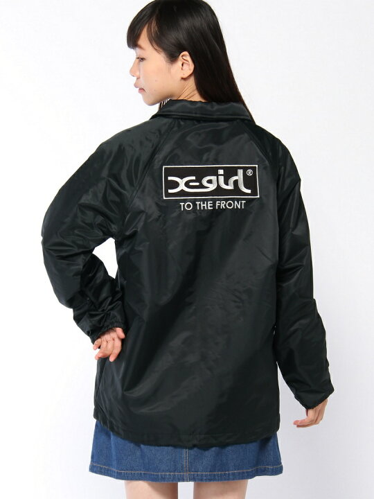 楽天市場】【SALE／40%OFF】BOX LOGO COACH JACKET X-girl エックス 