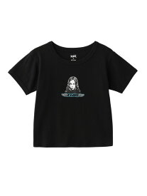 ANGEL FACE PATCH S/S BABY TEE X-girl X-girl エックスガール トップス カットソー・Tシャツ ブラック カーキグリーン ホワイト【送料無料】[Rakuten Fashion]