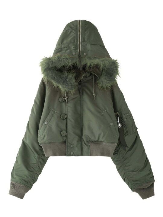 楽天市場】【SALE／50%OFF】X-girl x ALPHA N-2B JACKET X-girl 