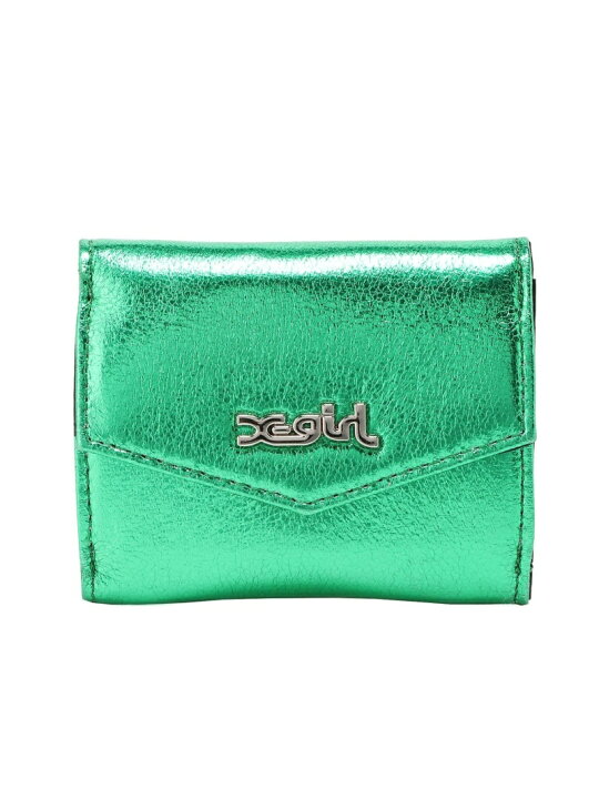 楽天市場 Metallic Mini Wallet X Girl エックスガール 財布 小物 財布 グリーン オレンジ ピンク シルバー 送料無料 Rakuten Fashion X Girl エックスガール