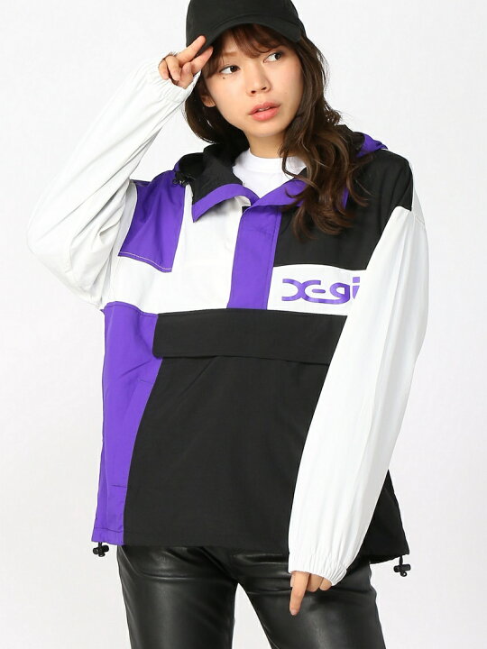 楽天市場】CRAZY COLOR ANORAK X-girl エックスガール ジャケット  