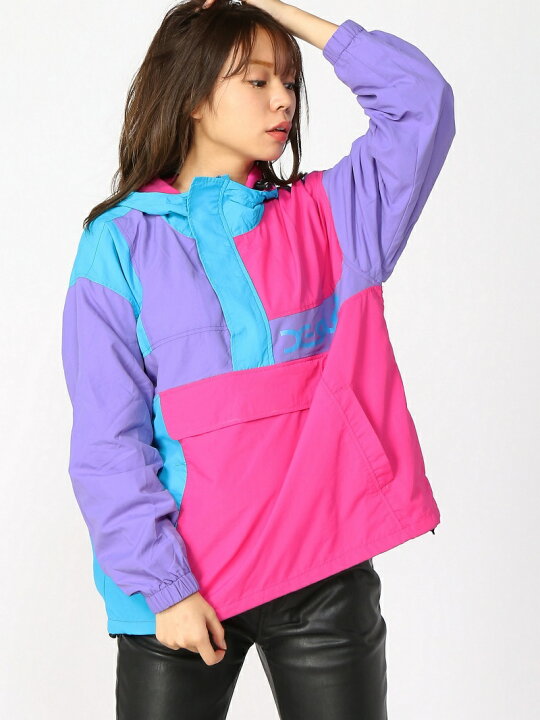 楽天市場】CRAZY COLOR ANORAK X-girl エックスガール ジャケット 
