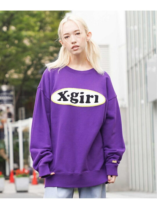 楽天市場】【SALE／30%OFF】CHENILLE EMBROIDERY OVAL LOGO CREW SWEAT 