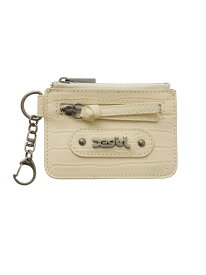 X-girl/(W)MILLS LOGO FAUX CROCO CARD CASE X-girl エックスガール 財布・ポーチ・ケース 名刺入れ・カードケース ベージュ ブラック パープル【送料無料】[Rakuten Fashion]