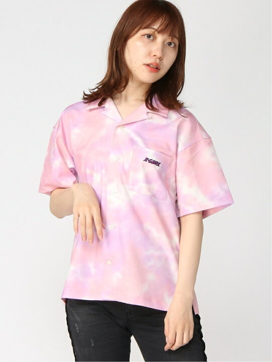 楽天市場】ANGEL FACE S/S SHIRT シャツ X-girl X-girl エックスガール 