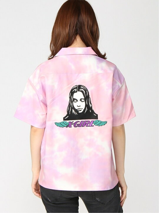 楽天市場】ANGEL FACE S/S SHIRT シャツ X-girl X-girl エックスガール 