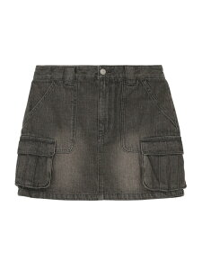 �ySALE�^30%OFF�zCARGO POCKET DENIM MINI SKIRT X-girl �G�b�N�X�K�[�� �X�J�[�g ���̑��̃X�J�[�g �u���[ �u���b�N�yRBA_E�z�y���������z[Rakuten Fashion]
