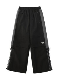 3WAY TRACK PANTS 【X-girl】 X-girl エックスガール パンツ その他のパンツ グレー カーキグリーン ブラック【送料無料】[Rakuten Fashion]